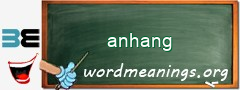 WordMeaning blackboard for anhang
